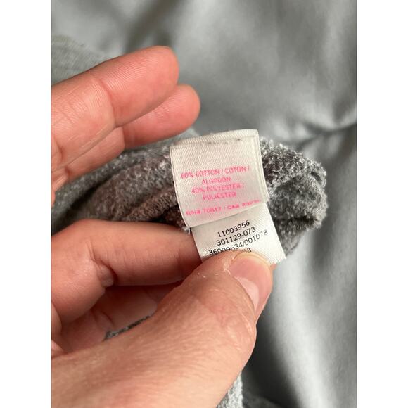 VTG VS PINK cropped grey sweats 60% cotton 40%‎ polyester size small - Picture 6 of 6